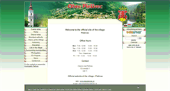 Desktop Screenshot of eng.obecplesivec.sk